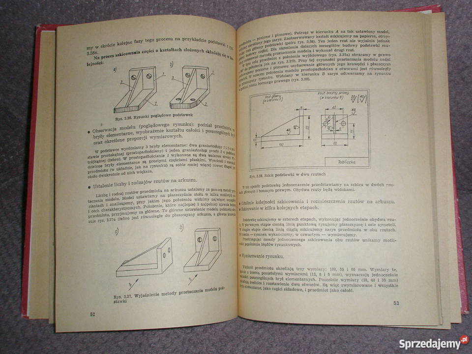 Rysunek zawodowy ZSZ E i S Waszkiewiczowie Podręczniki Ostrołęka