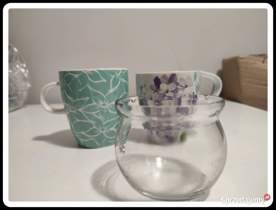 Kubki kubeczki małe 2 sztuki Akcesoria kuchenne mazowieckie Płock