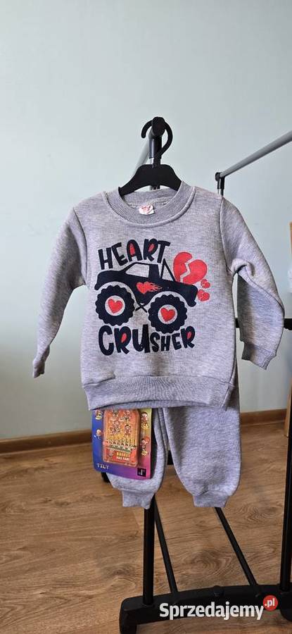 Dresiki dziecięce z Turcji rozmiary 7492 szary/srebrny Kęszyca Leśna