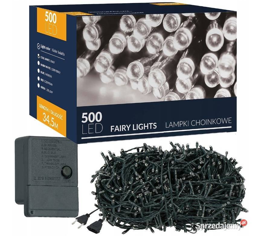 LAMPKI CHOINKOWE 500 LED 35m ZEWWEW na choinkę Opole