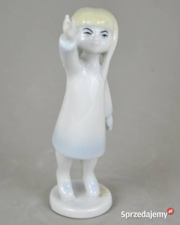 3 figurki art deco Hollohaza Aurl Kldor lata Pomiechówek