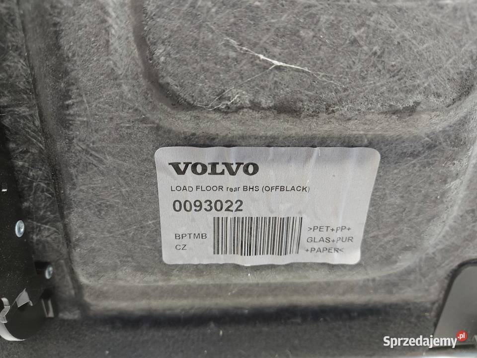 VOLVO XC90 II D5 Podłoga wykładzina bagażnika Dywaniki