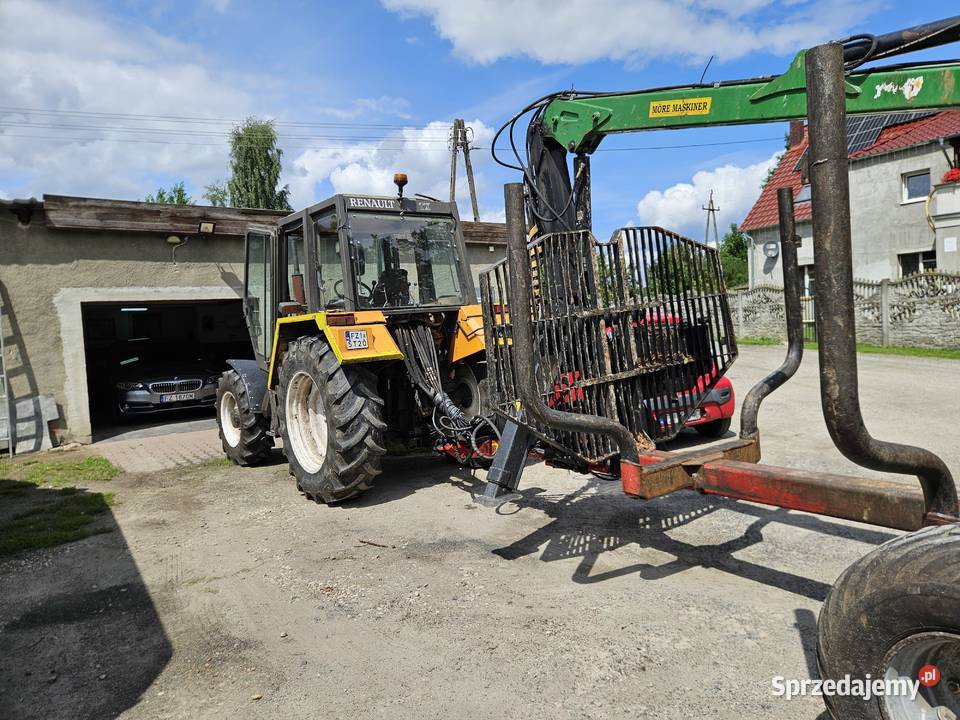 Sprzedam zestaw traktor Renault 9034 i przyczepa Pozostałe Letnica sprzedam