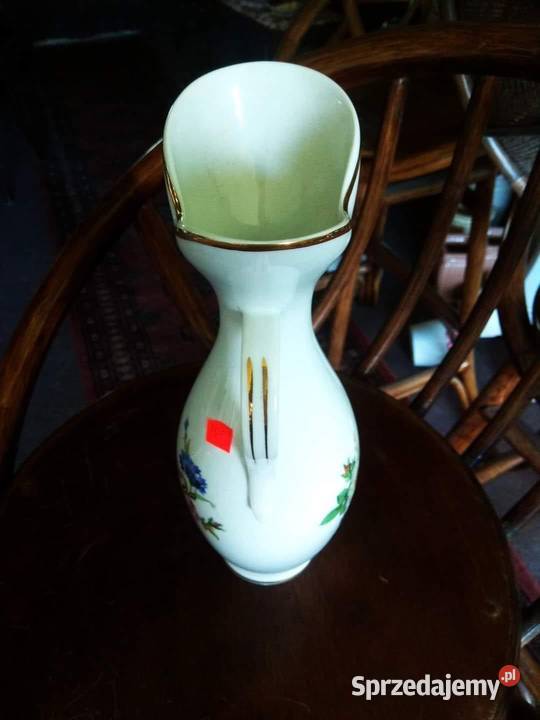 Wazon dzban Karlskrona Szwecja Dekor kwiaty Gdańsk