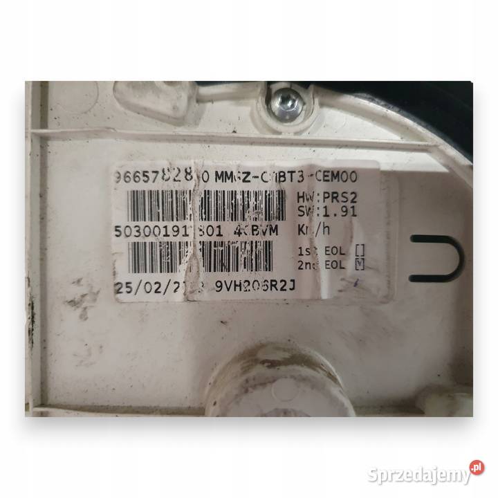 LICZNIK ZEGARY 9665782880 Peugeot 206 14 8V Chełm