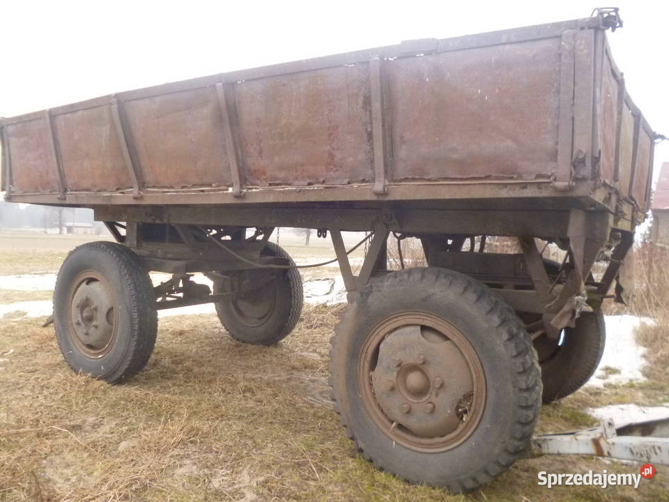 przyczepa wywrotka 35t nieuszkodzony Przyczepy rolnicze Wieluń