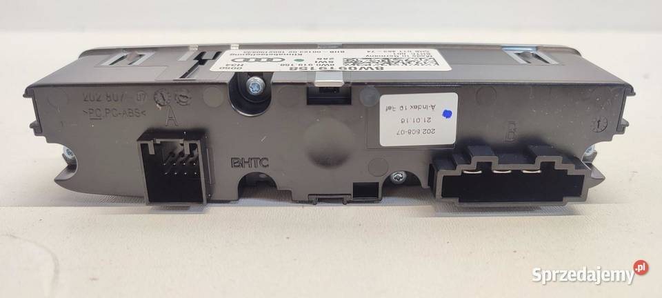 AUDI A4 B9 PANEL KLIMATYZACJI TYŁ 8W0919158 osobowe Panele sterowania, przełączniki dolnośląskie
