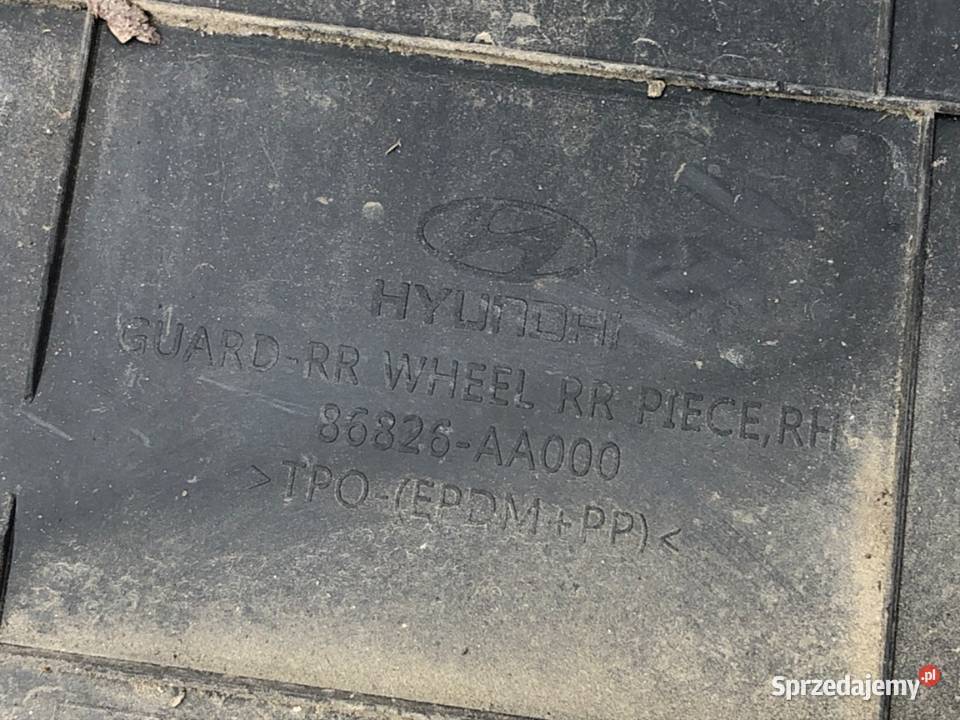 NADKOLE PRAWY TYŁ HYUNDAI ELANTRA VII