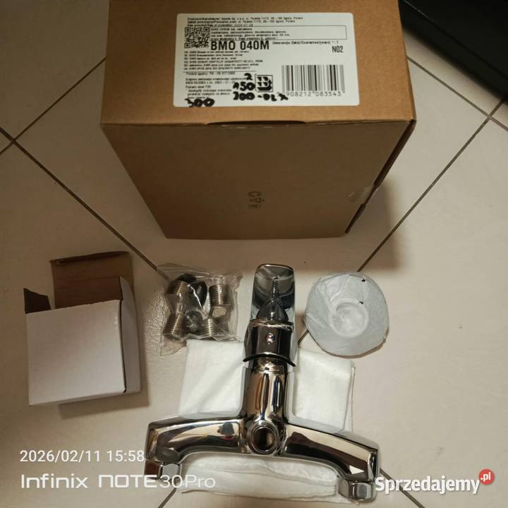 Bateria Natryskowa Deante Boro