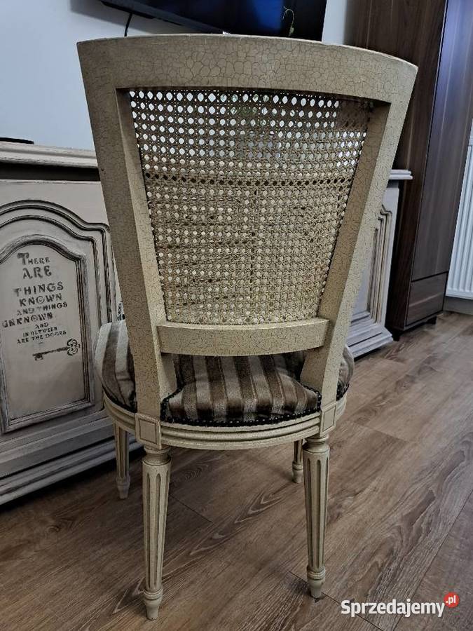 Stylowe krzesło na sprężynach Krzesła Lublin