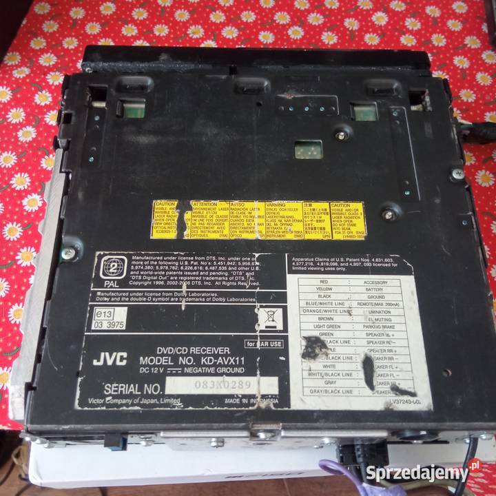 Radio JVC EXAD KDAVX11 dvd CD Divx Szczecin