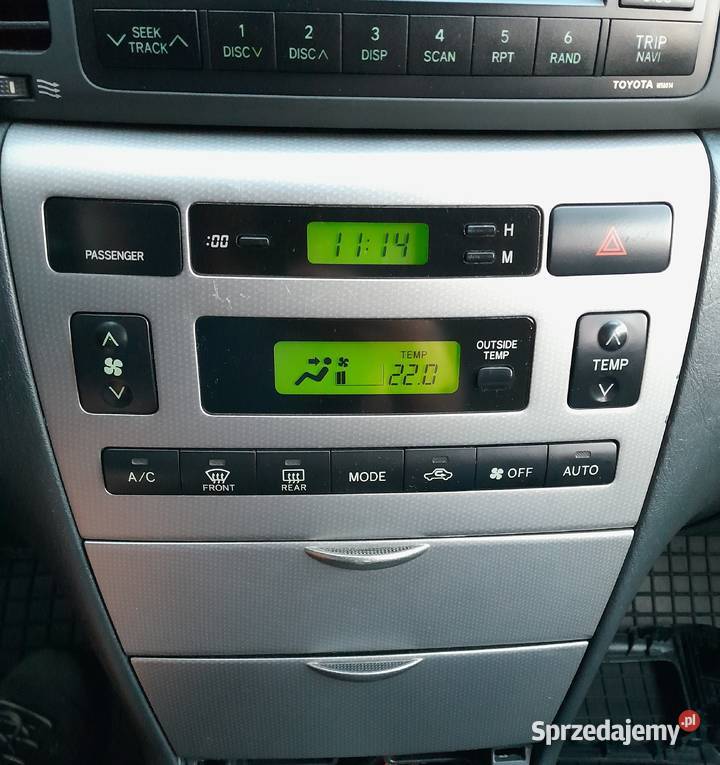 Panel sterowania klimatyzacją Toyota Corolla E12 łódzkie Łódź