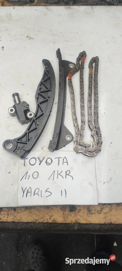 TOYOTA YARIS AYGO 10 1KR rozrząd łańcuch ślizgi Silniki i osprzęt Kielce