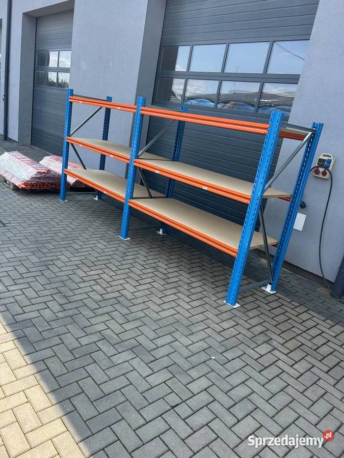 Regały przemysłowe magazynowe do hali garażu