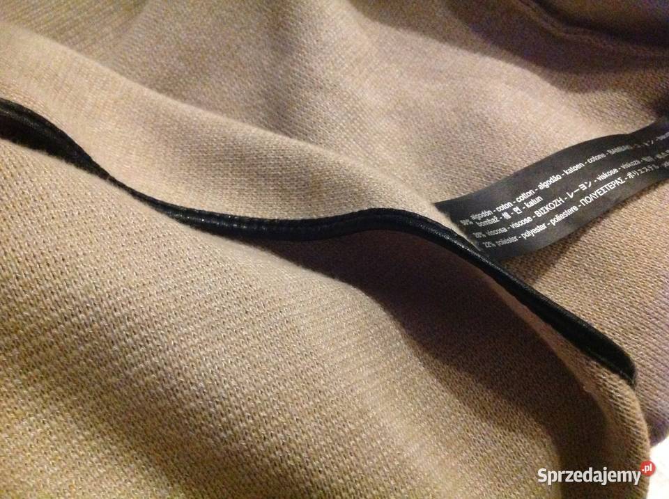 Długi Ciepły Sweter Kardigan Damski ZARA Knit S