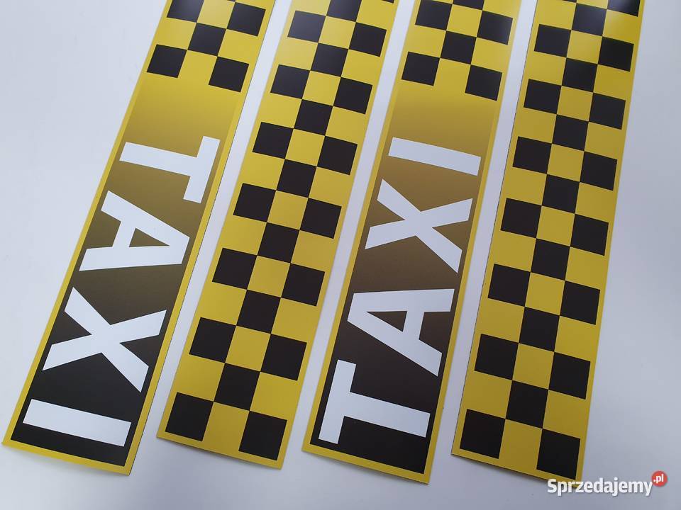 Oznaczenia TAXI oznakowanie taksówkarskie ASTRA
