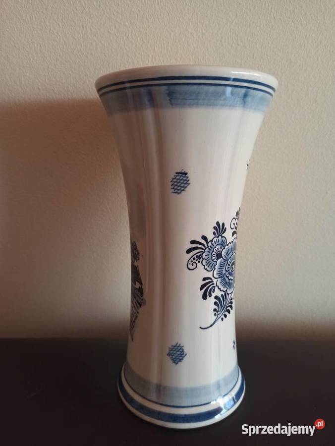 Blue Delft Handpainted 515 wazon porcelana Bielsko-Biała