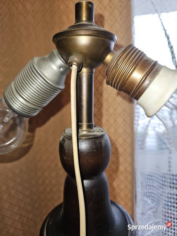 Lampa stojąca 80letniaDrewniana z Warszawa
