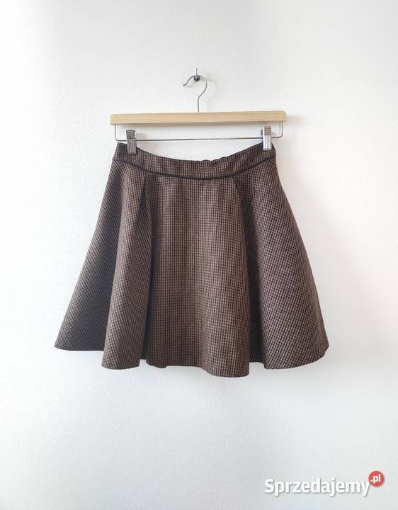 Spódnica w pepitke Mini Atmosphere 34 Vintage podkarpackie Jasło