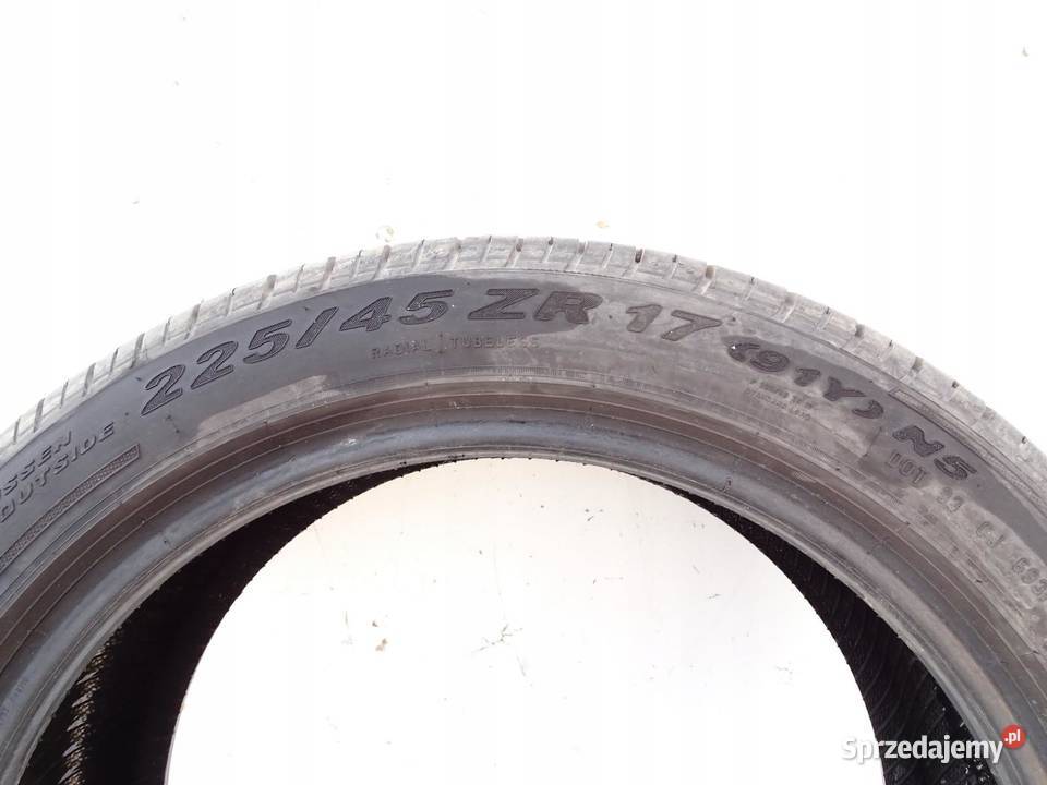 1X 22545R17 OPONA LETNIA PIRELLI P ZERO ROSSO 45 sprzedam