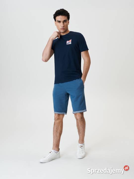granatowy tshirt męski Sinsay L sprzedam