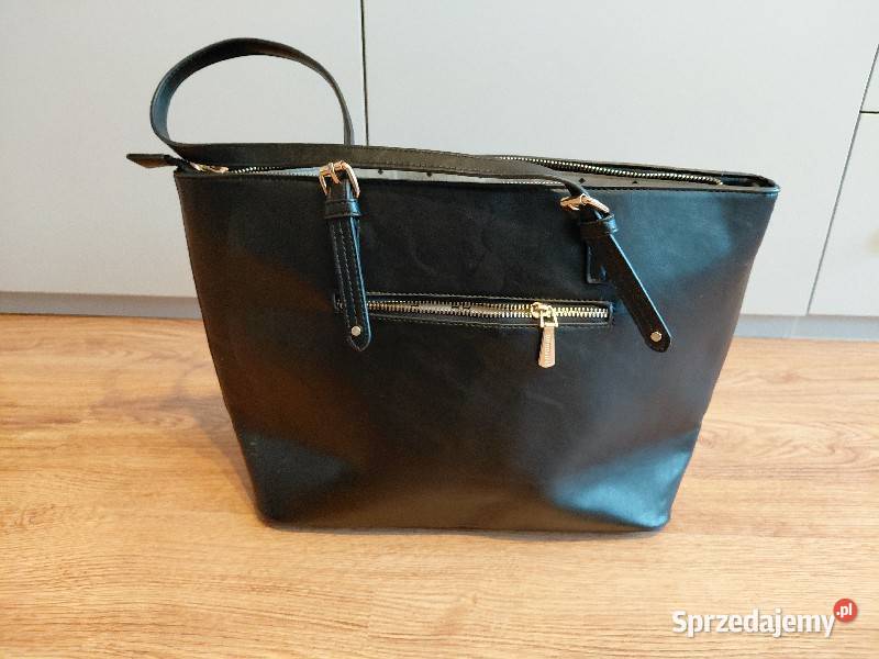 Torebka damska MONNARI czarnozłota elegancka mazowieckie Warszawa