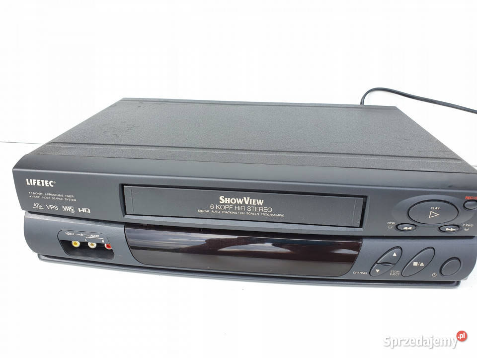 Video magnetowid Lifetec LT9020 LT 9020 6 head Magnetowidy Międzychód