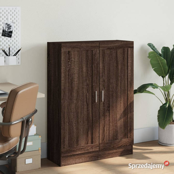 Szafka na książki brązowy dąb 825x305x115