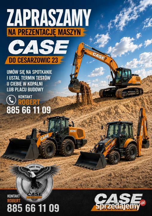 Ładowarka kołowa CASE 6 ton Rok produkcji 2025