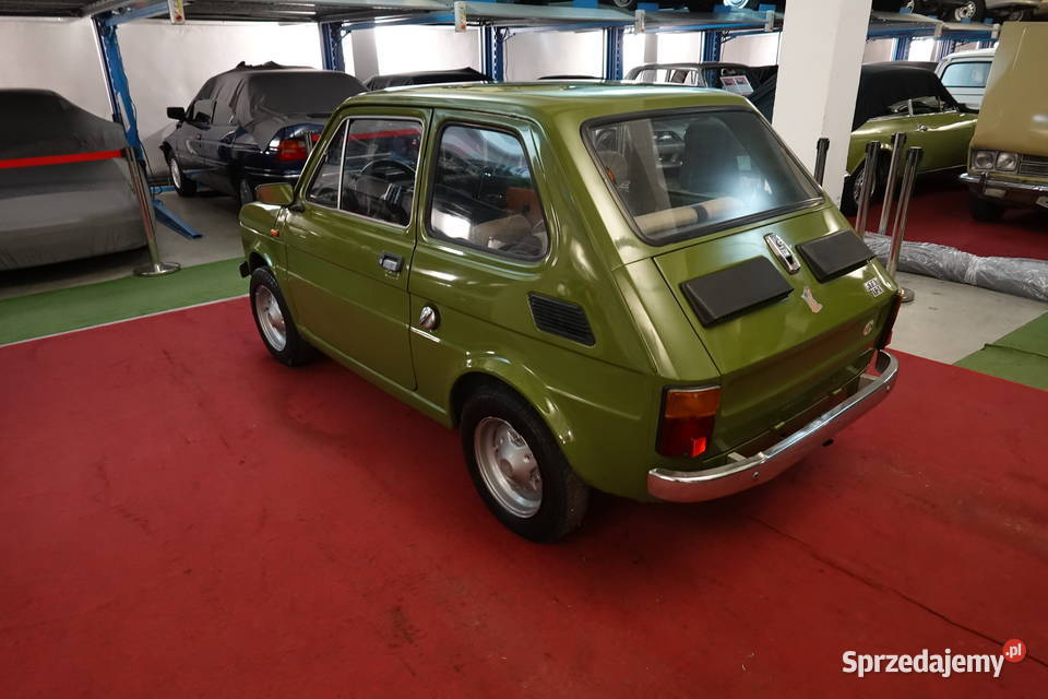 Fiat 126 pierwsza seria serwisie jasny środek zielony Zgierz