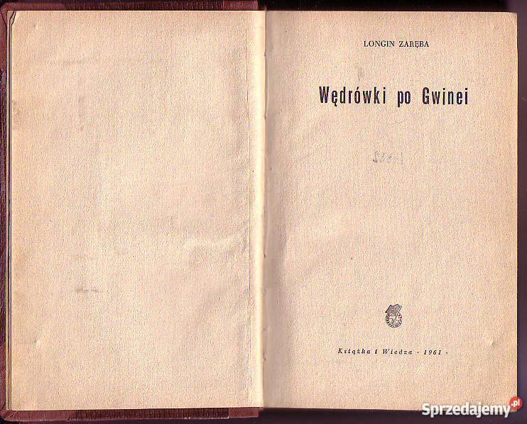 8092 WĘDRÓWKI GWINEI LONGIN ZARĘBA Czyrna