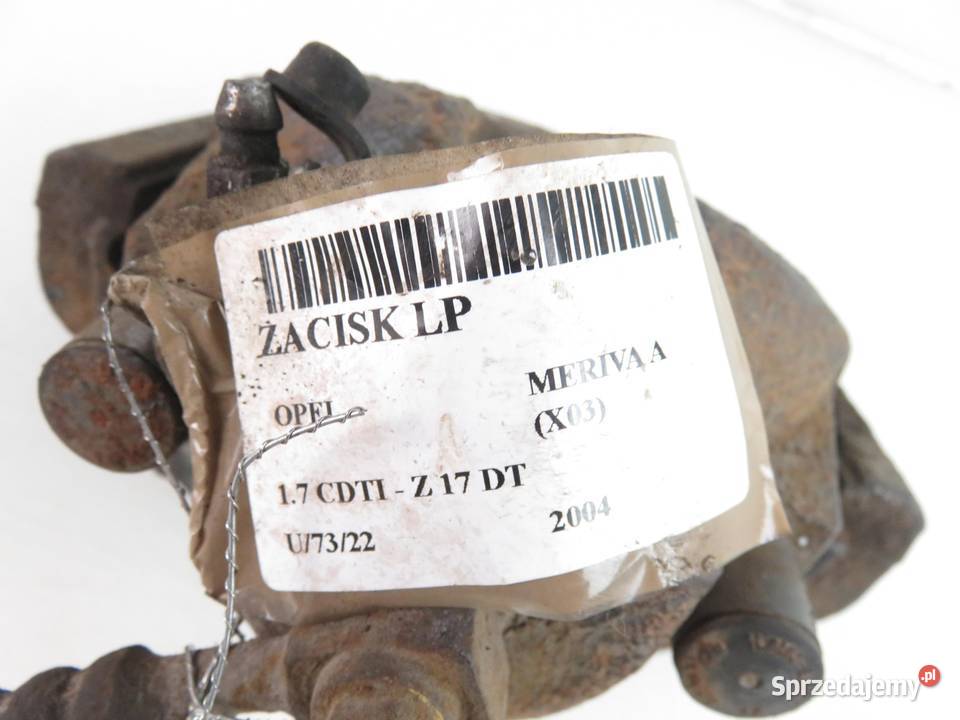 ZACISK LEWY PRZÓD OPEL MERIVA A 17 CDTI 93190644 Zaciski i jarzma