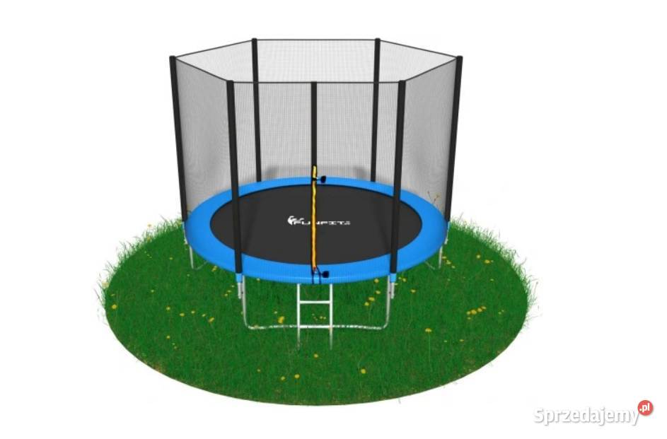 TRAMPOLINA OGRODOWA 252 Z SIATKĄ DRABINKA FUNFIT Narzędzia ogrodnicze
