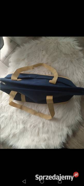 Torba do ręki granatowa duża Krosno