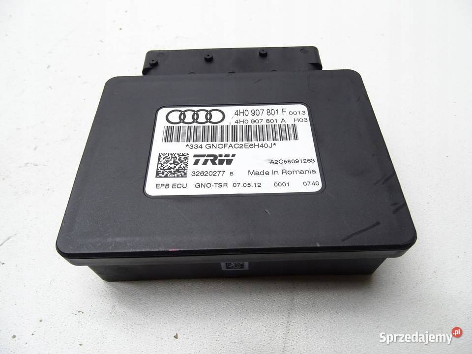 MODUŁ STEROWNIK HAMULCA RĘCZNEGO 4H0907801F AUDI