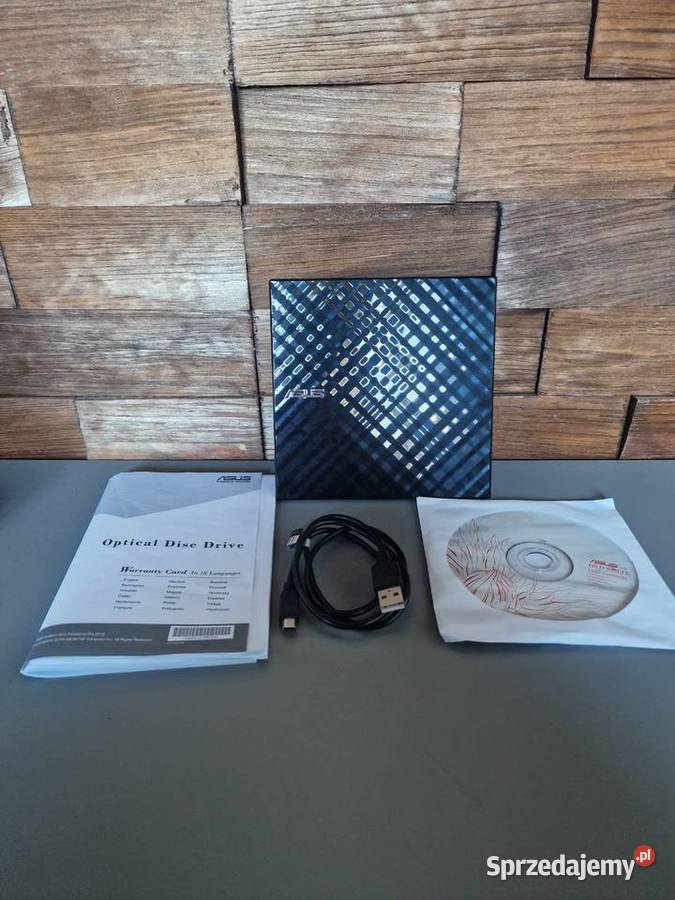 Nagrywarka DVD zewnętrzna ASUS SDRW08D2SU 1x-24x Myszków