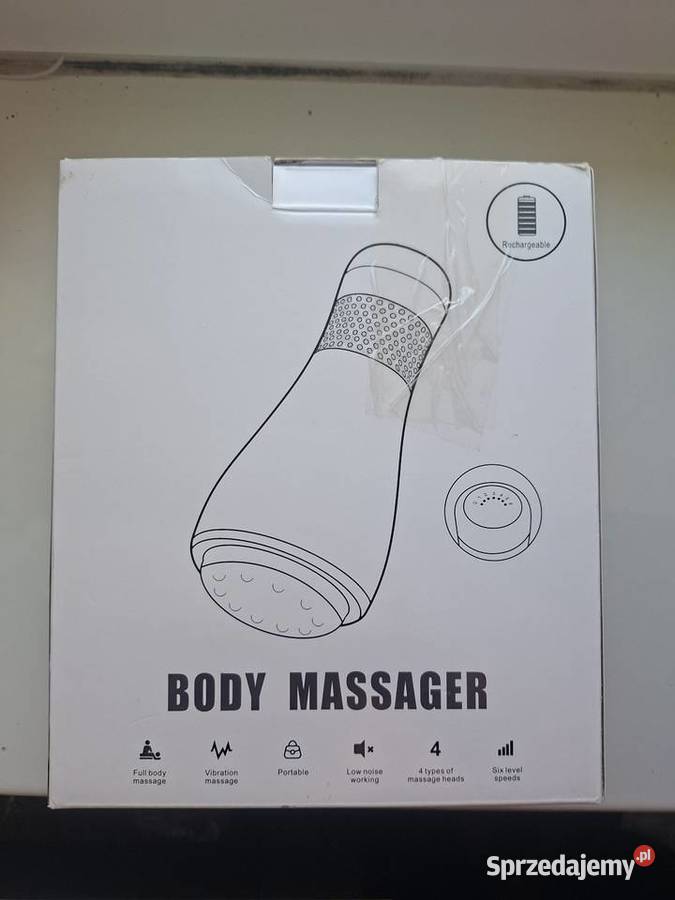 MASAŻER DO CIAŁA 6 TRYBÓW 4 KOŃCÓWKI RELAKS Pozostałe Bartoszyce