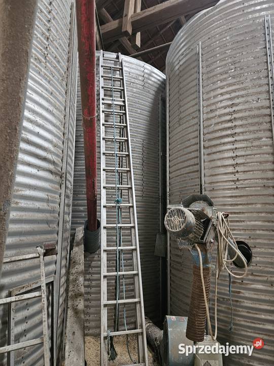 Silos zbożowy 45 ton marki Priv w Ocynku Gruba Turów
