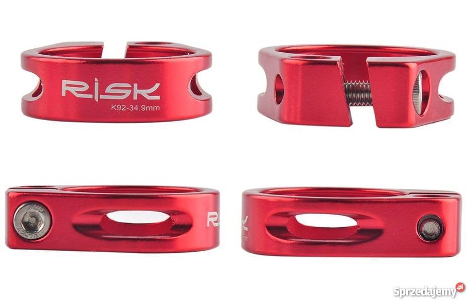 Obejma zacisk RISK aluminium 2 kolory 349mm Części i akcesoria Dęblin