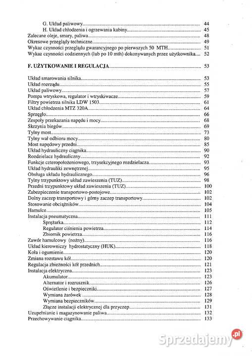 Instrukcja obsługi Pronar MTZ 320A podkarpackie Stalowa Wola