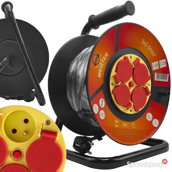 Przedłużacz na metalowym bębnie 50 m Szczecin