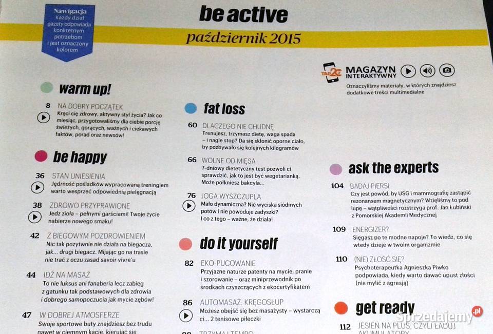 Be Active Ania Cieszkowska 4 4 Październik 2015