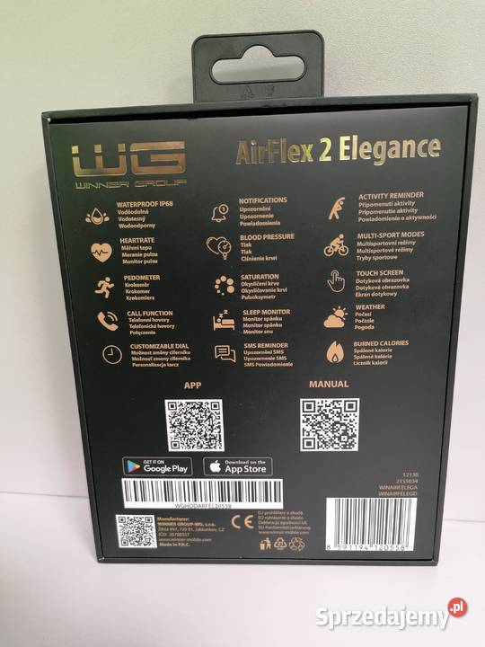 INTELIGENTNY ZEGAREK SMARTWATCH WG AIRFLEX Kłodzko