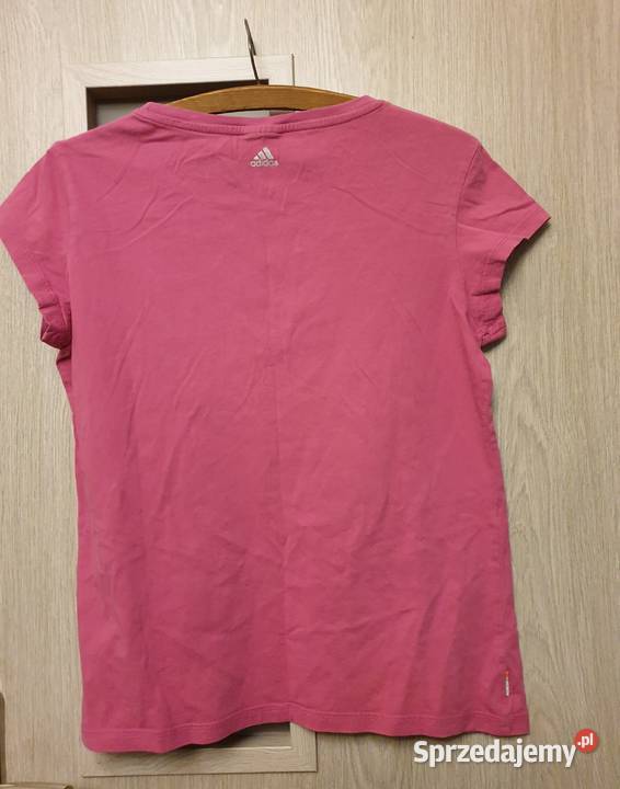 Różowy damski podkoszulek Tshirt Adidas rozmiar różowy Kraków