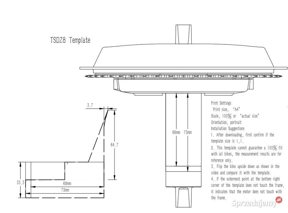TSDZ8 Zestaw do konwersji MID 750W akumulator Lublin