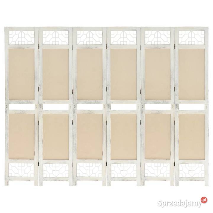 vidaXL Parawan 6panelowy kremowySKU338561 Warszawa