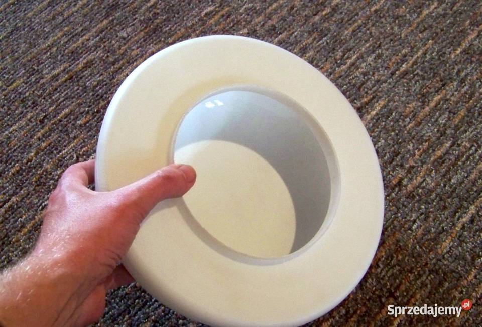 Lampa Plafon Szklany Klosz Okrągły PRL