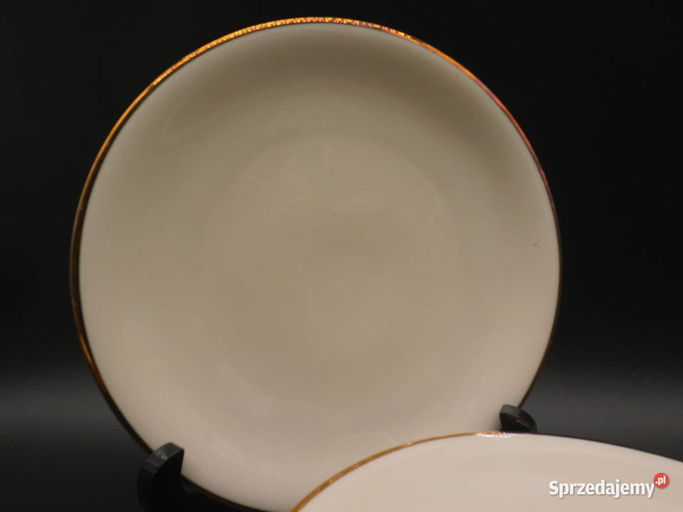 Talerzyki deserowe 6 ecru Zeh Scherzer wielkopolskie Raszków