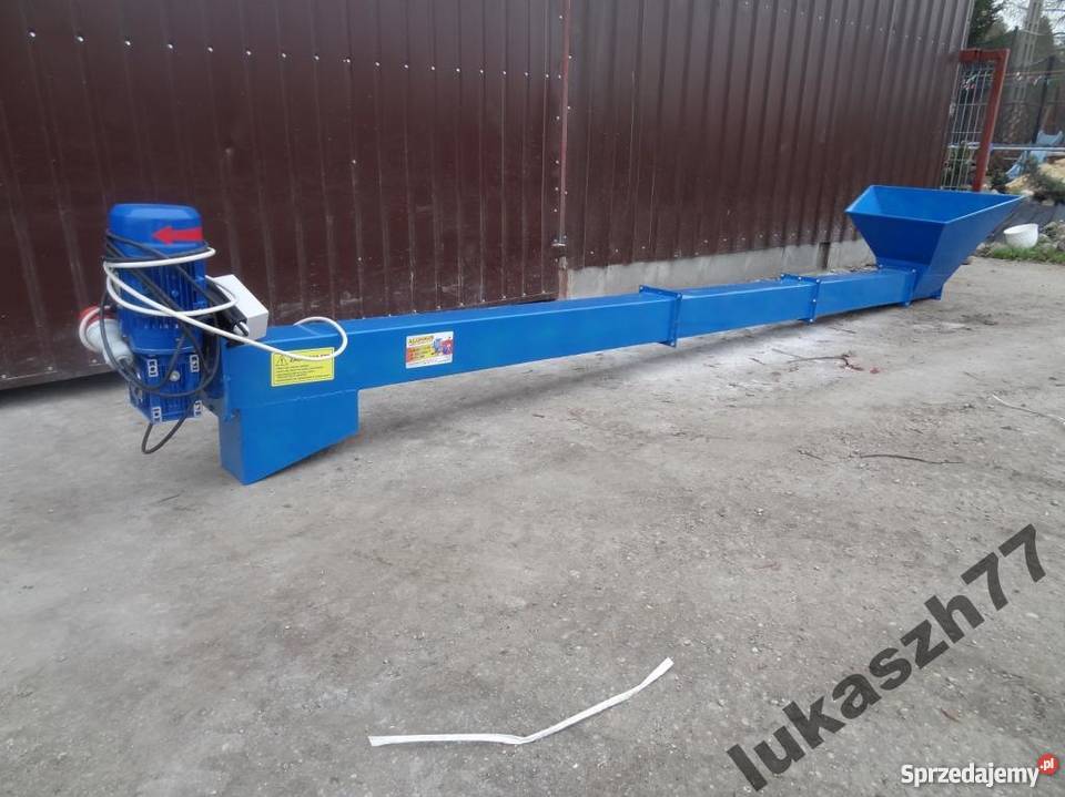PRZENOŚNIK do trocin ślimakowy PODAJNIK 150150 Dakowy Suche