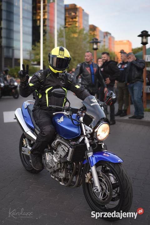 Honda hornet niebieski